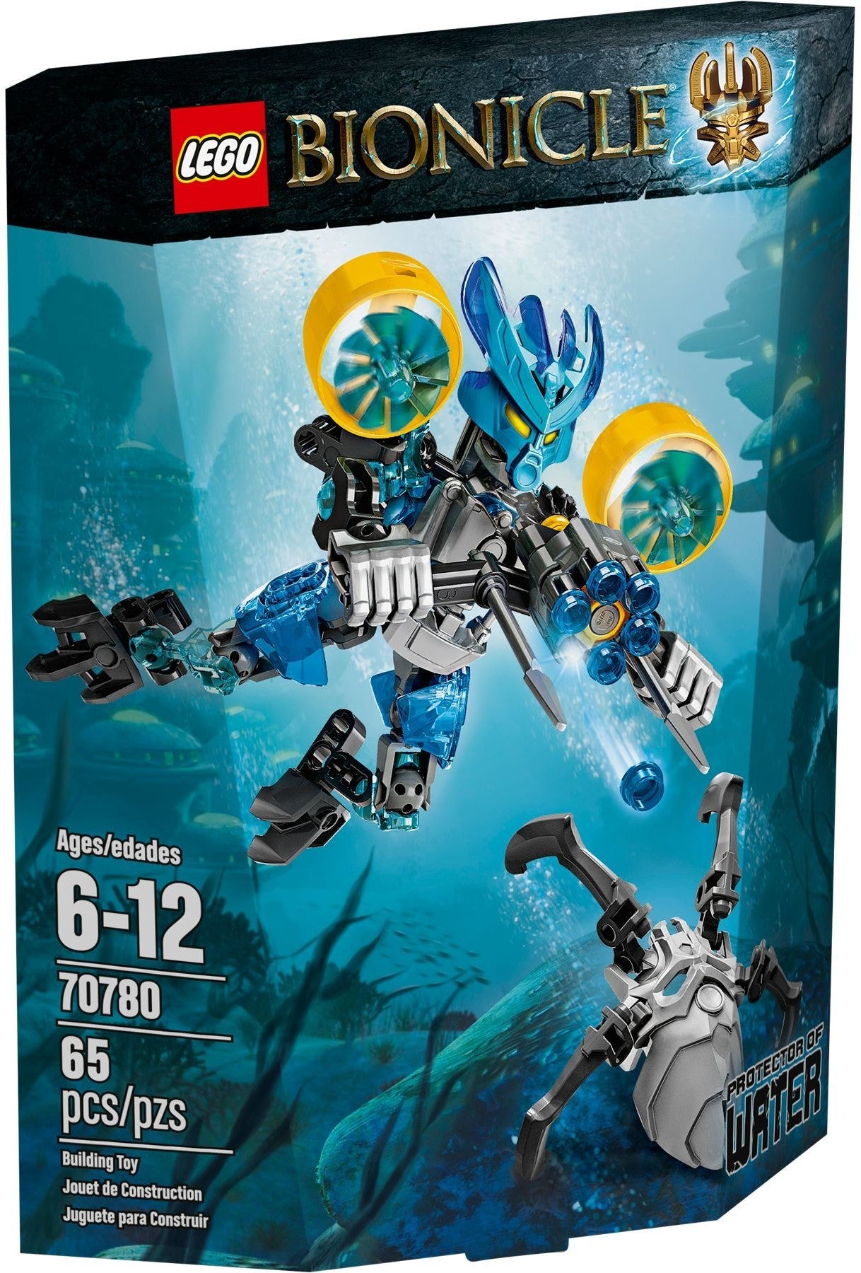 LEGO 70780 Protector of Water - BIONICLE Rapid Shooter - SuperSaverAU - view 1