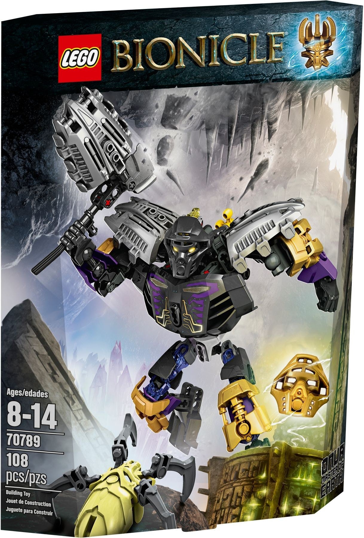 LEGO 70789 Onua - Master of Earth BIONICLE Set - SuperSaverAU - view 1