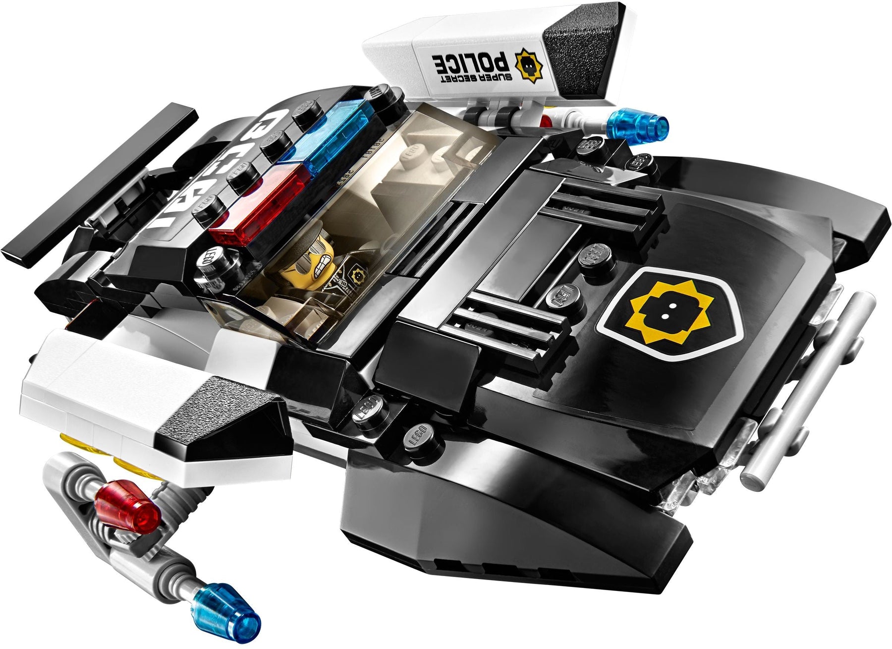LEGO 70802 Bad Cop's Pursuit: Flying Police Car Chase - SuperSaverAU - view 4