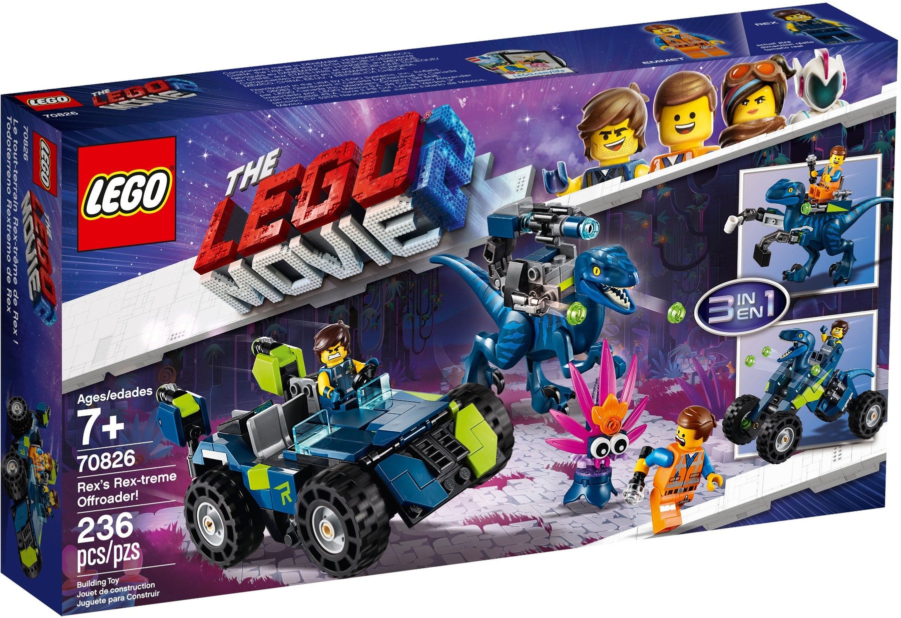 LEGO 70826 The LEGO Movie Rex's Rex-treme Offroader- Auzzi Store