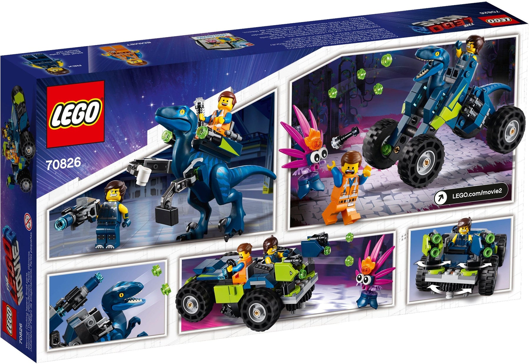 LEGO 70826 The LEGO Movie Rex's Rex-treme Offroader- Auzzi Store