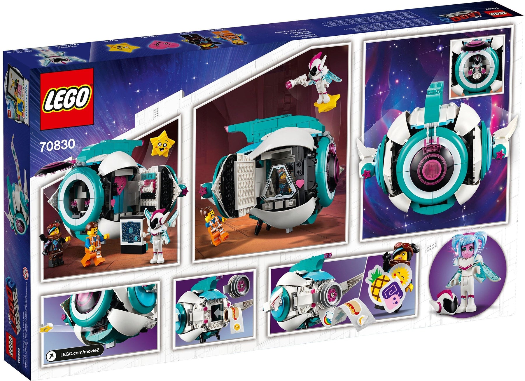 LEGO 70830 Sweet Mayhem's Systar Starship! Building Toy - SuperSaverAU - view 2