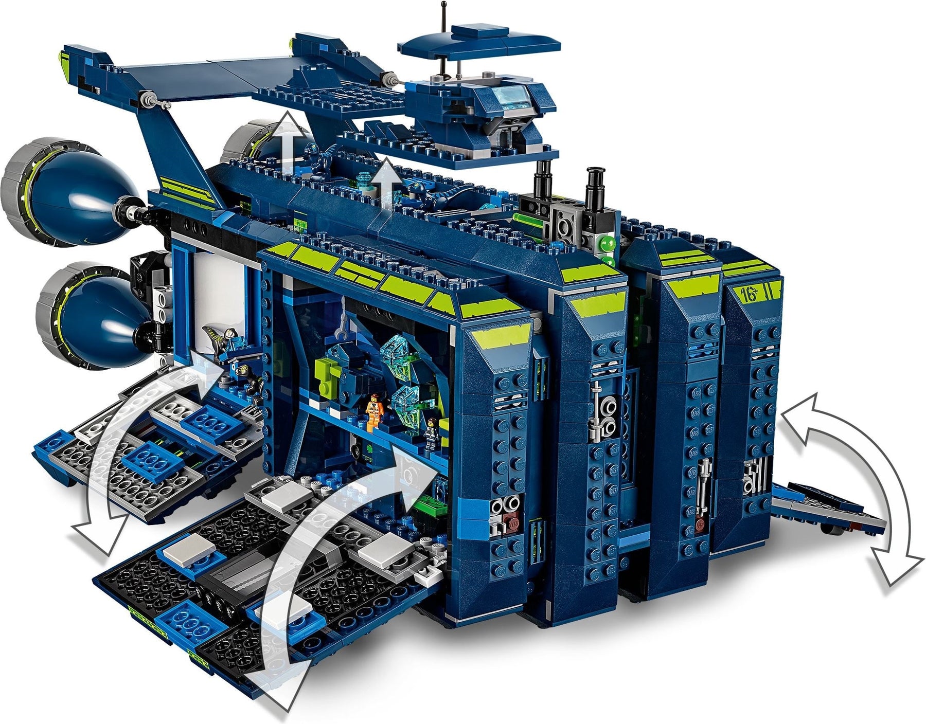 LEGO 70839 Rexcelsior! Spaceship Toy with Rex Dangervest - SuperSaverAU - view 5