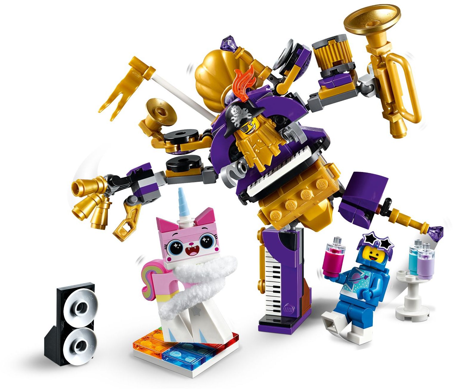 LEGO 70848 Systar Party Crew: MetalBeard Mech & Disco Kitty - SuperSaverAU - view 2