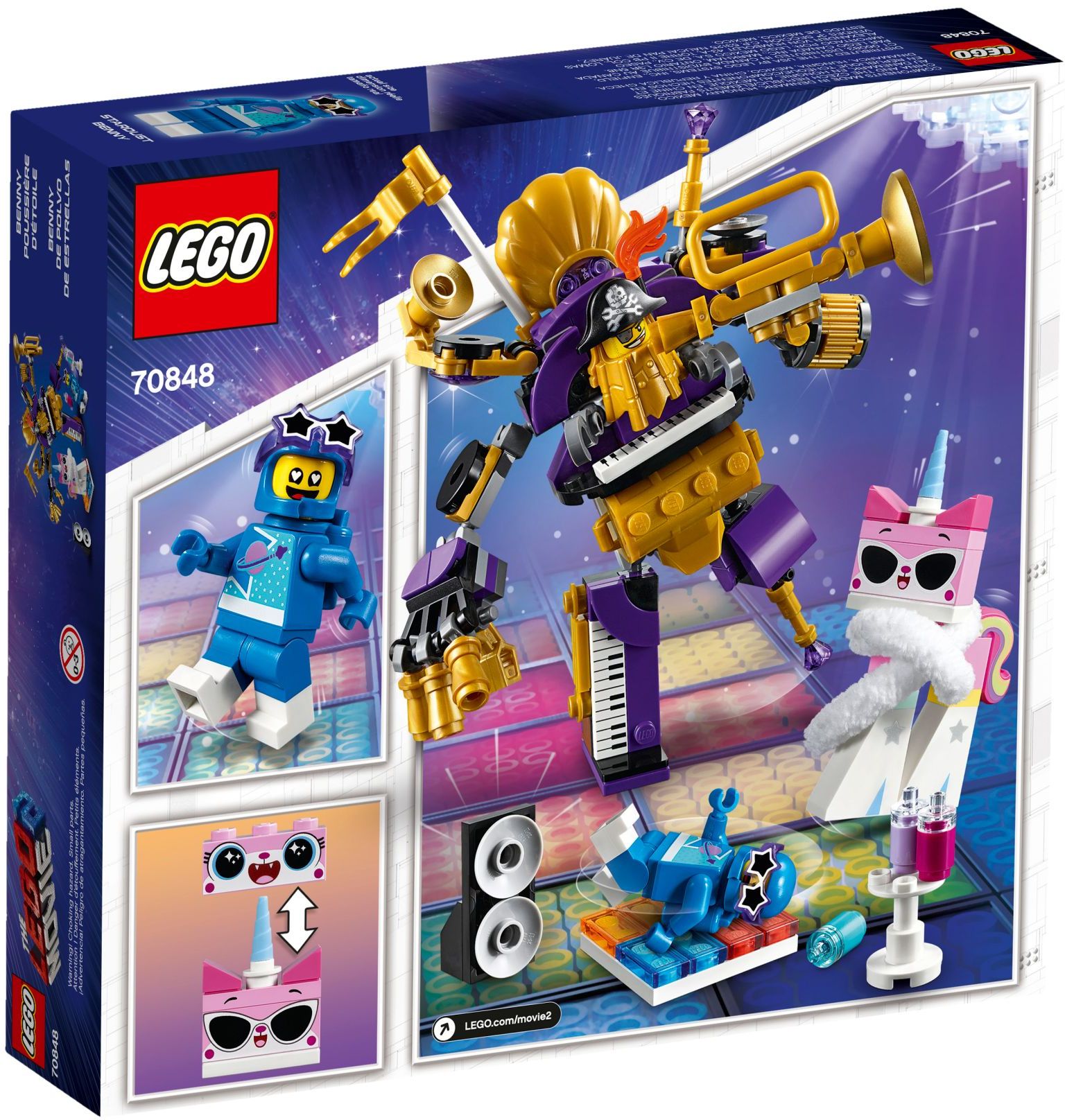 LEGO 70848 Systar Party Crew: MetalBeard Mech & Disco Kitty - SuperSaverAU - view 4