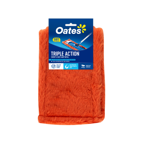 Oates Microfibre Dust Mop Refill 160mm Chemical Free Cleaning - SuperSaverAU - view 1