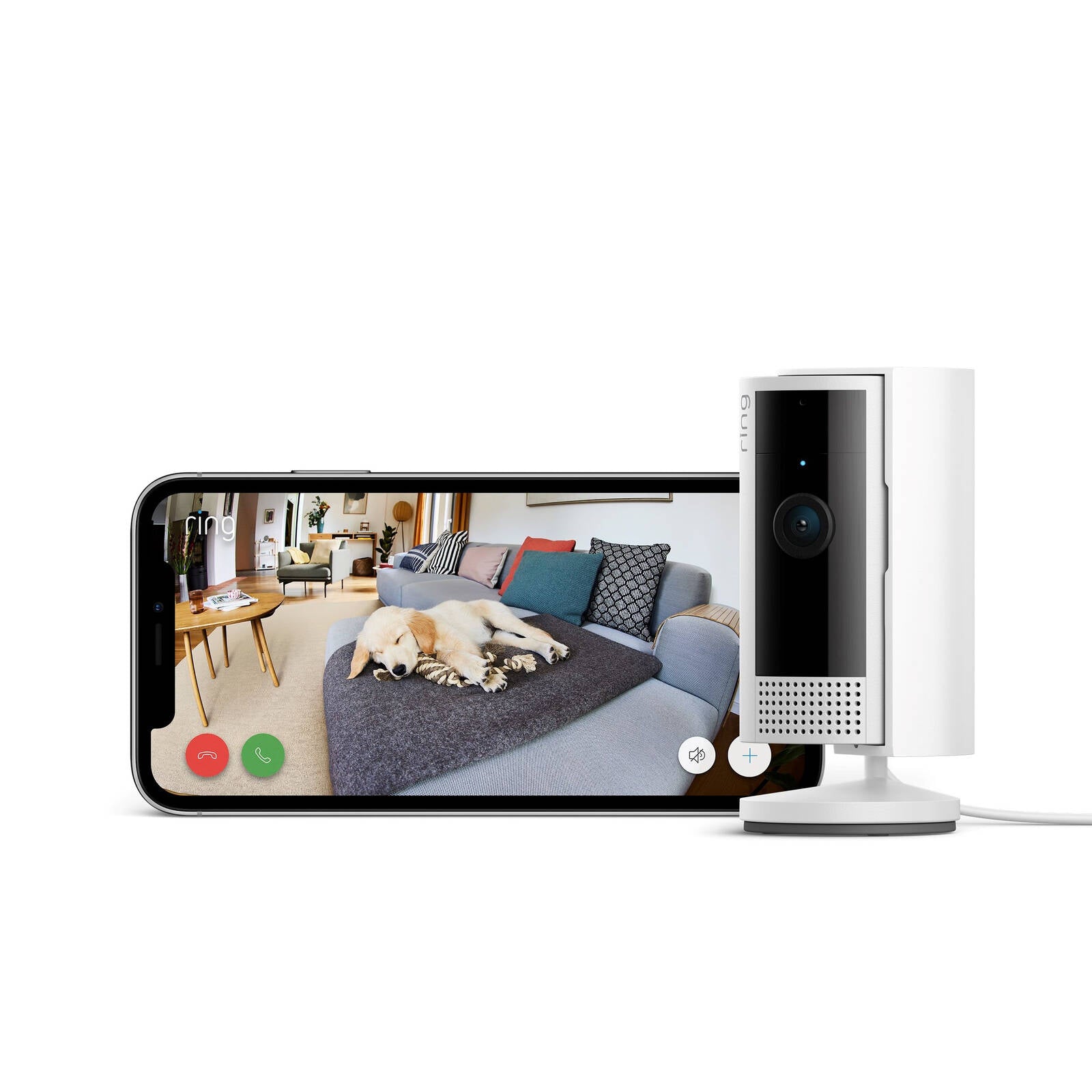 Ring 2nd Gen Indoor Camera, White, 1080p, Two-Way Talk, Night Vision, 2 Pack B0BFY14G5K