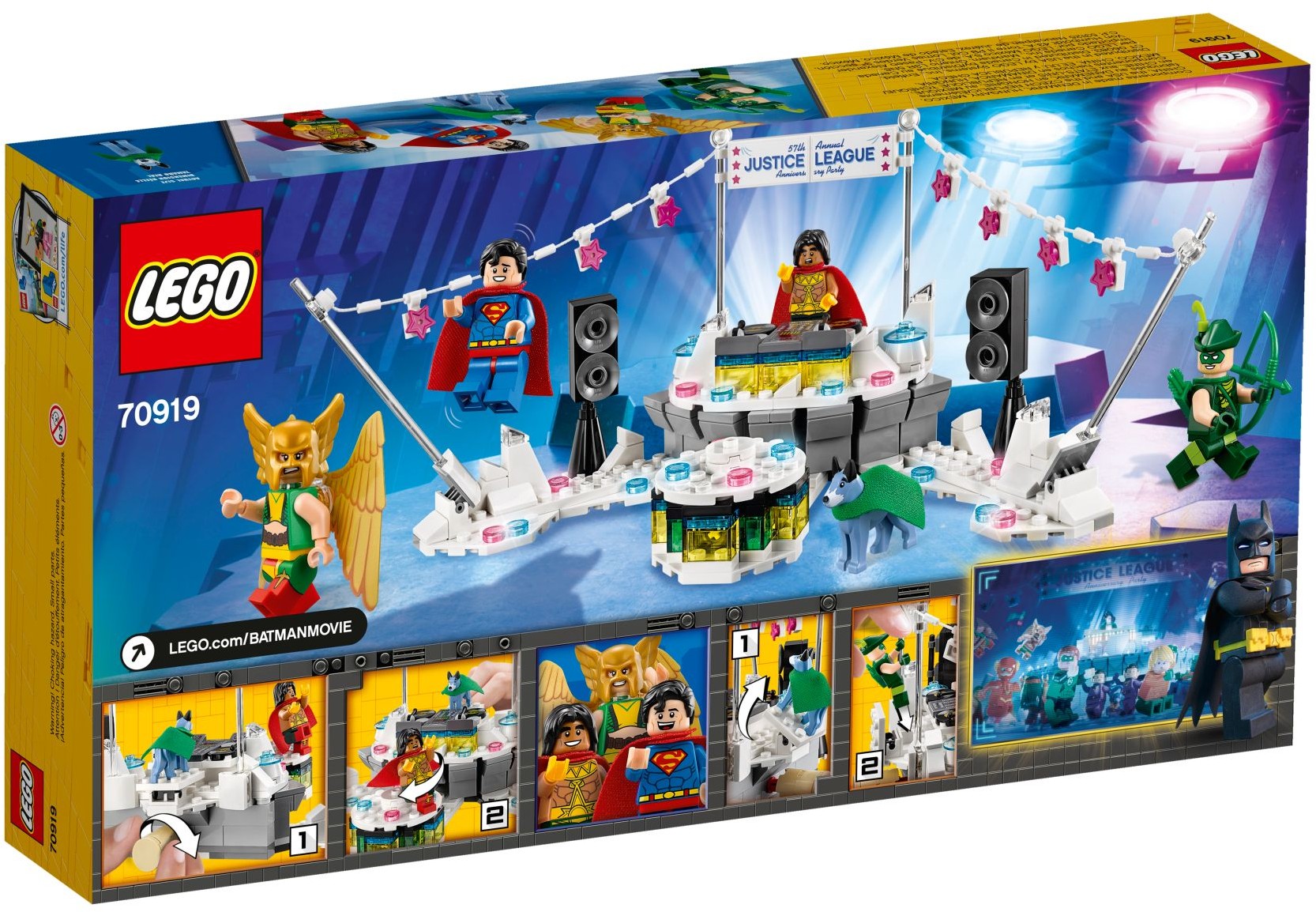 LEGO 70919 Justice League Party – Superman & Friends - SuperSaverAU - view 2