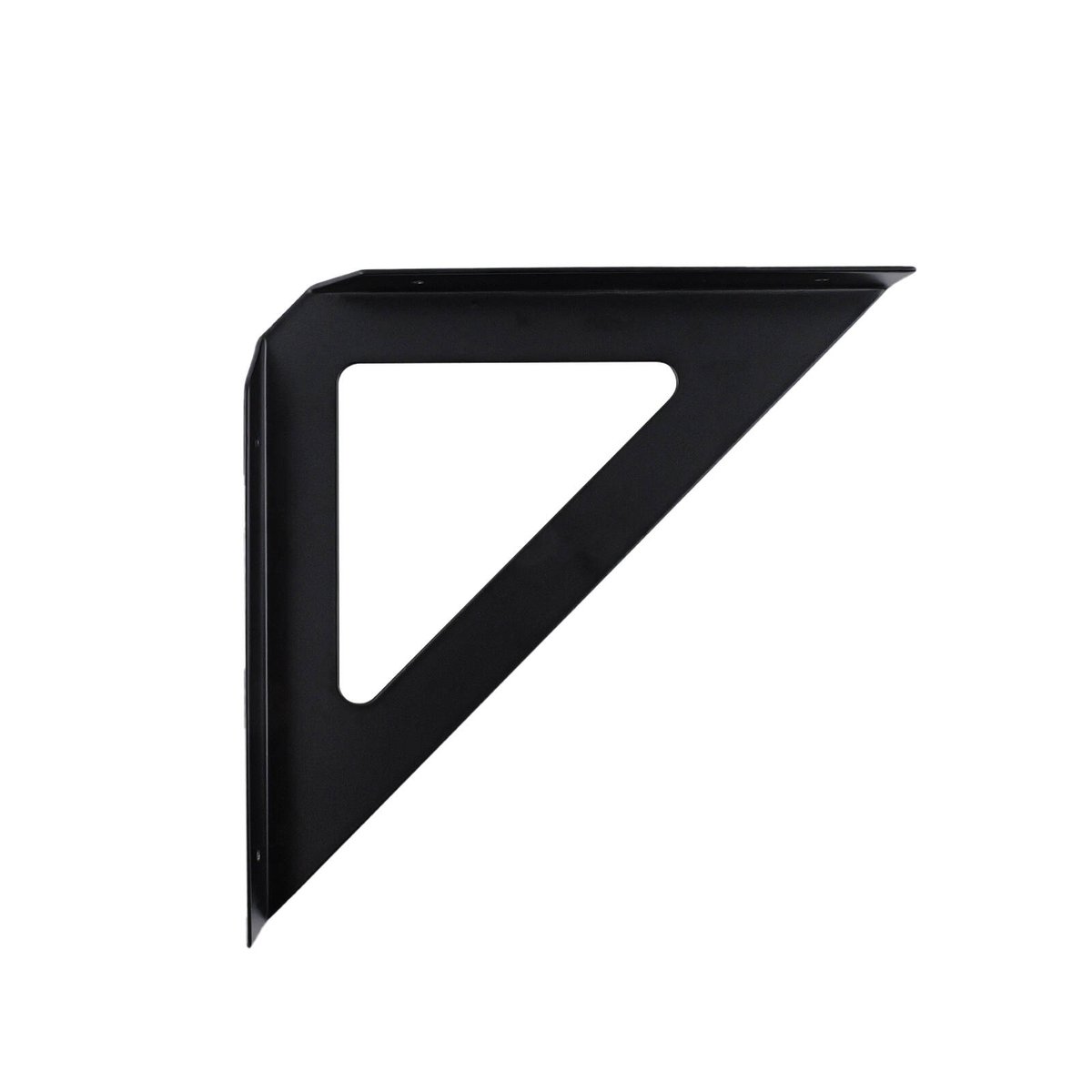 Carinya Triangle Stayed Bracket - 240mm - Powder Coated Steel - Black - SuperSaverAU - view 2