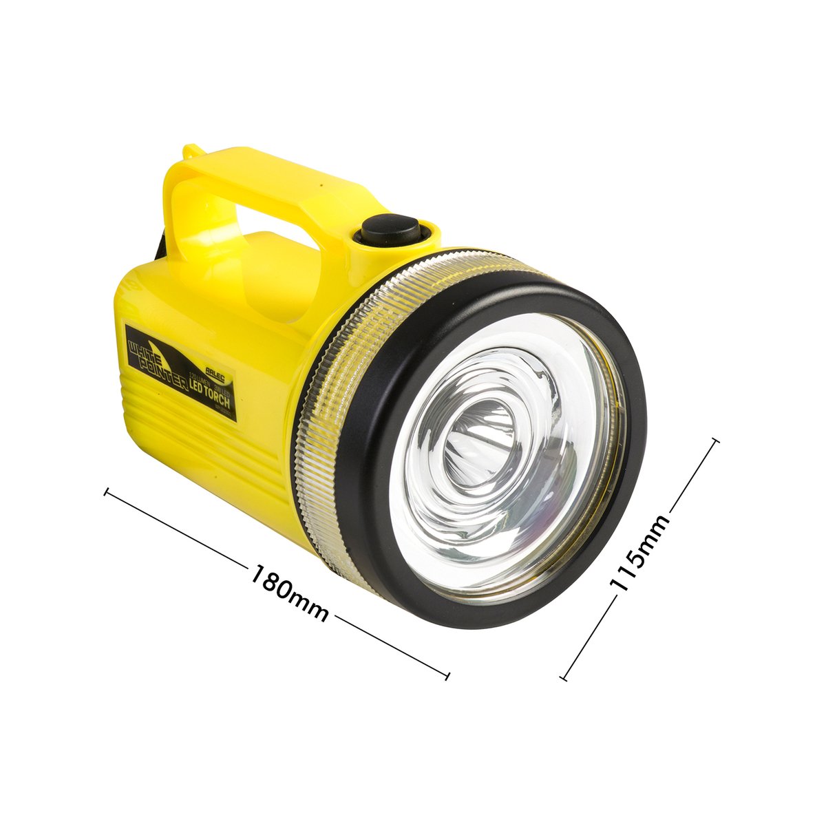 Click 120lm 3W LED Spotlight Torch 80m Beam CLKWPL301D