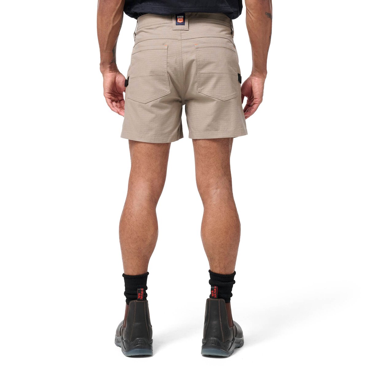 Citeco Men's Khaki Ripstop Short Shorts - Size 102R