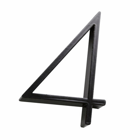 Sandleford Slimline House Number 4 120mm Black Steel, Powder Coated Weather Resistant