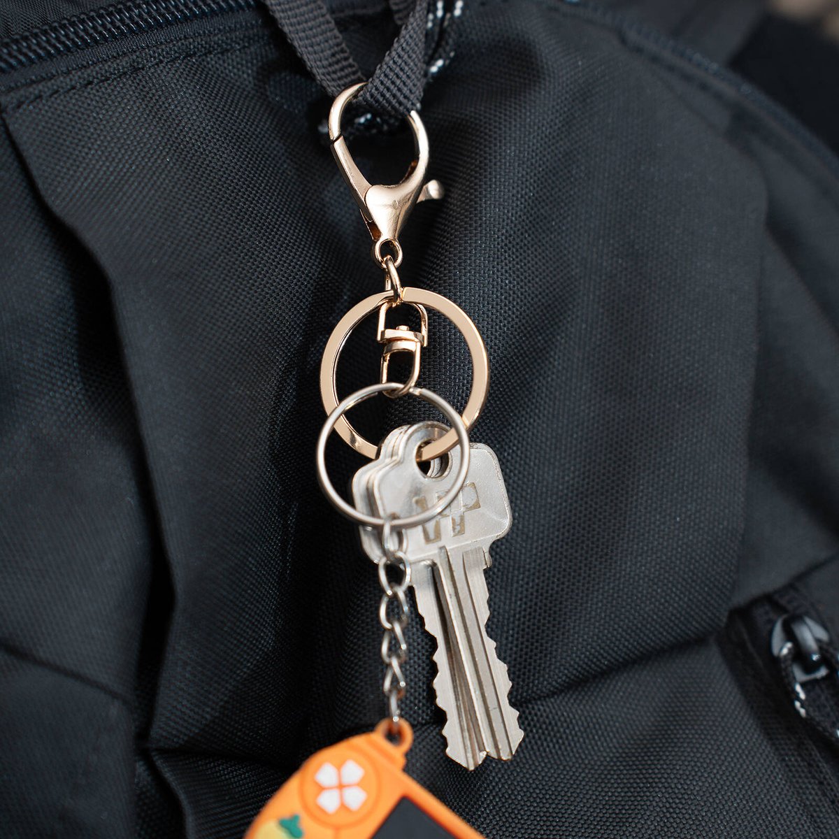 Taskmaster Gold Key Rings with Clip 5 Pack - 30mm Diameter - Gold Finish - SuperSaverAU - view 5