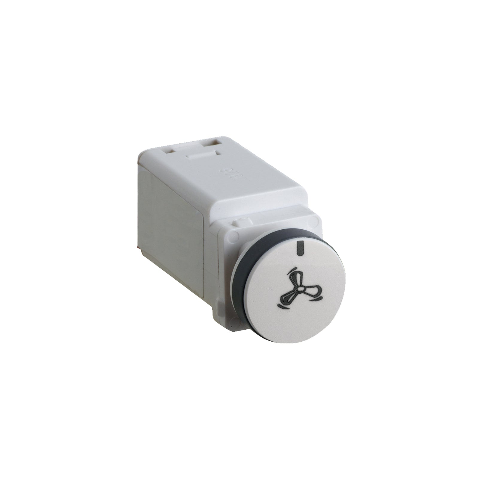 HPM VIVO Fan Controller Push Mechanism, White 3 Speed 250V Indoor
