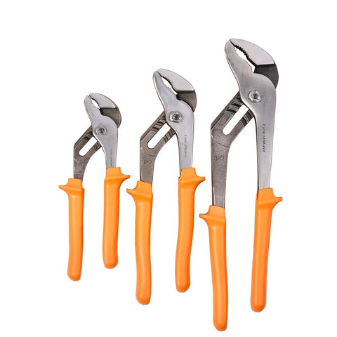 Craftright 3 Piece Multigrip Plier Set 200mm 250mm 320mm CR-V Steel