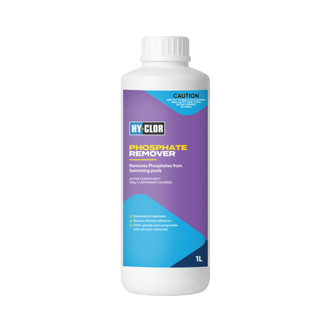 Hy-Clor Pool Phosphate Remover 1L Lanthanum Chloride Liquid