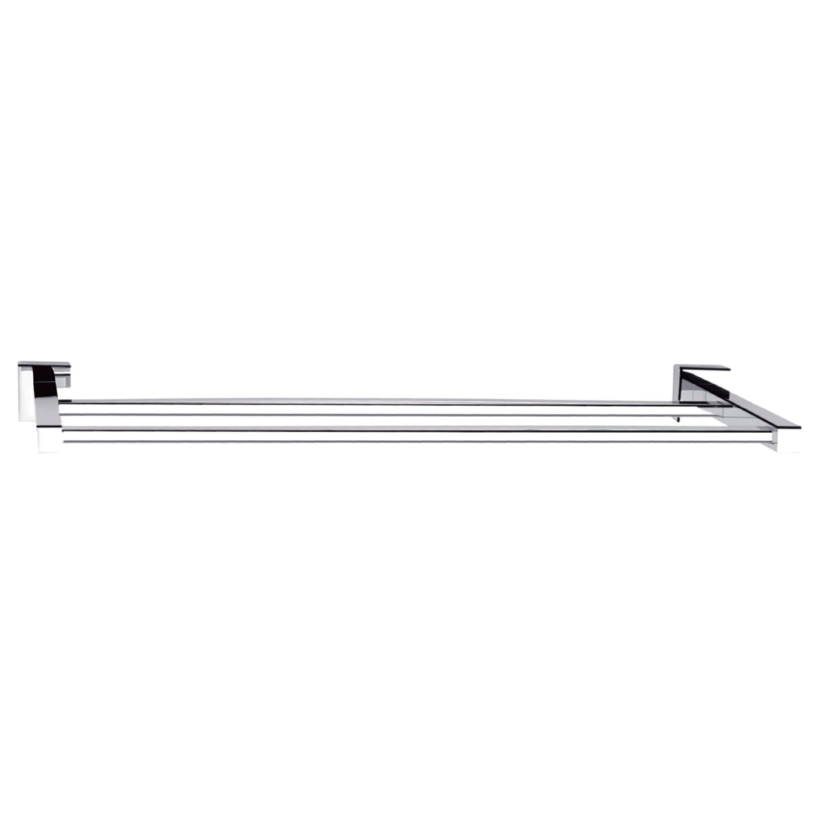 Mondella Rococo 935mm Chrome Double Towel Rail, Metal Wall Mount