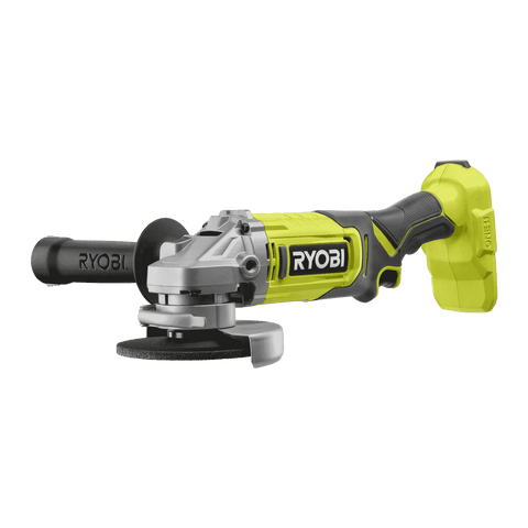 Ryobi 18V ONE+ 115mm Cordless Angle Grinder R18AG115, 9000rpm, Side Handle - Tool Only