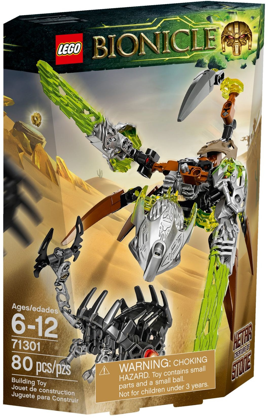 LEGO 71301 Ketar Creature of Stone - Bionicle Set - SuperSaverAU - view 1