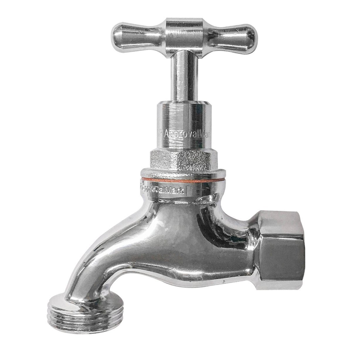 Kinetic 15mm Chrome Male & Female Garden Tap - Lead-Free Brass - Durable - SuperSaverAU - view 1