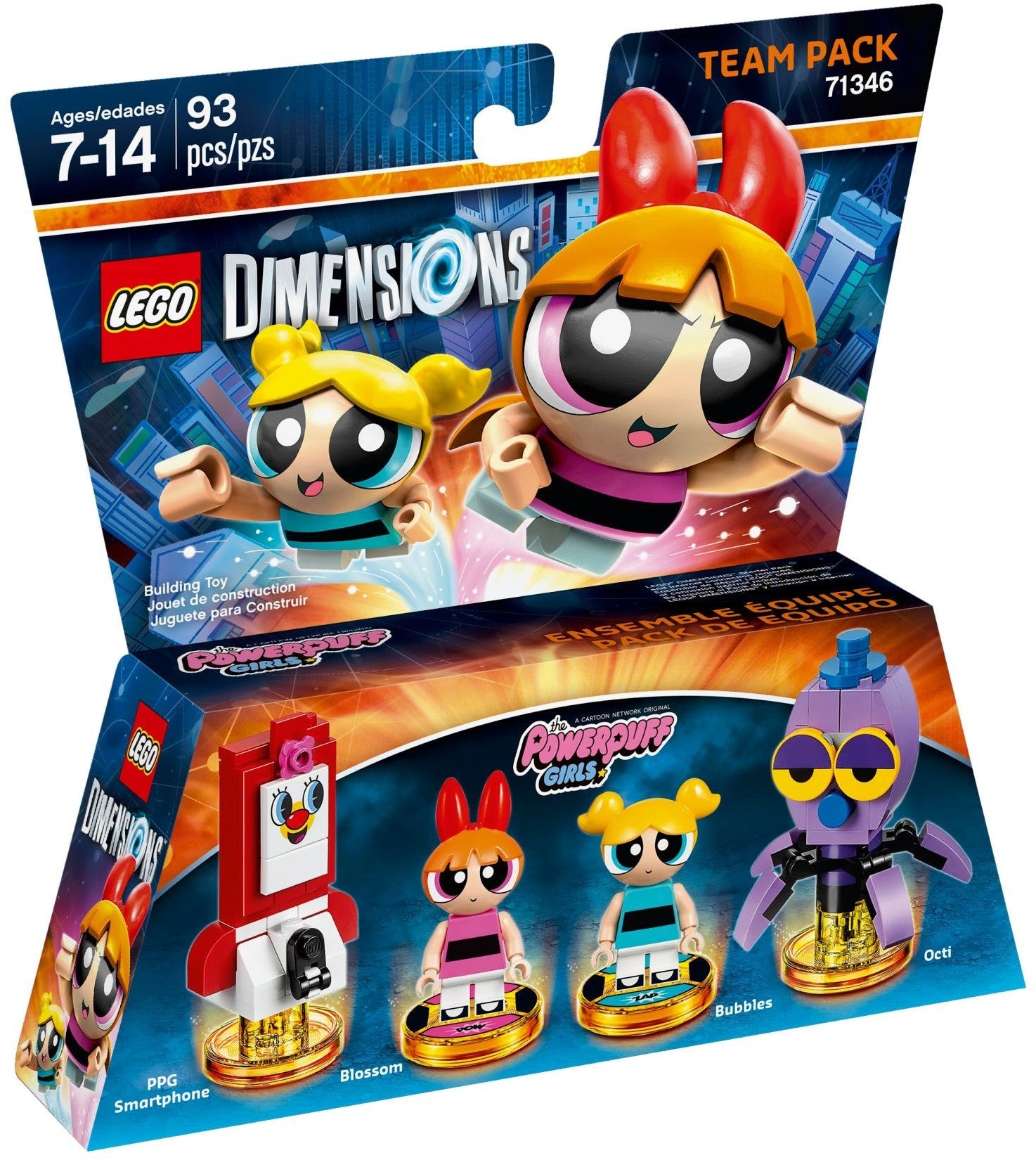 LEGO 71346 Powerpuff Girls Team Pack: Blossom & Bubbles - SuperSaverAU - view 1