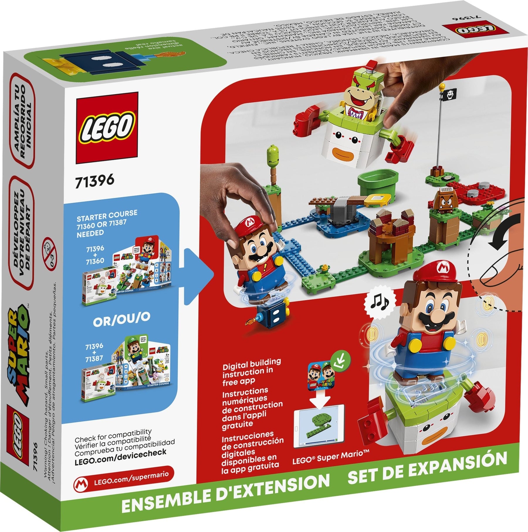 LEGO 71396 Bowser Jr.'s Clown Car Expansion Set - SuperSaverAU - view 4