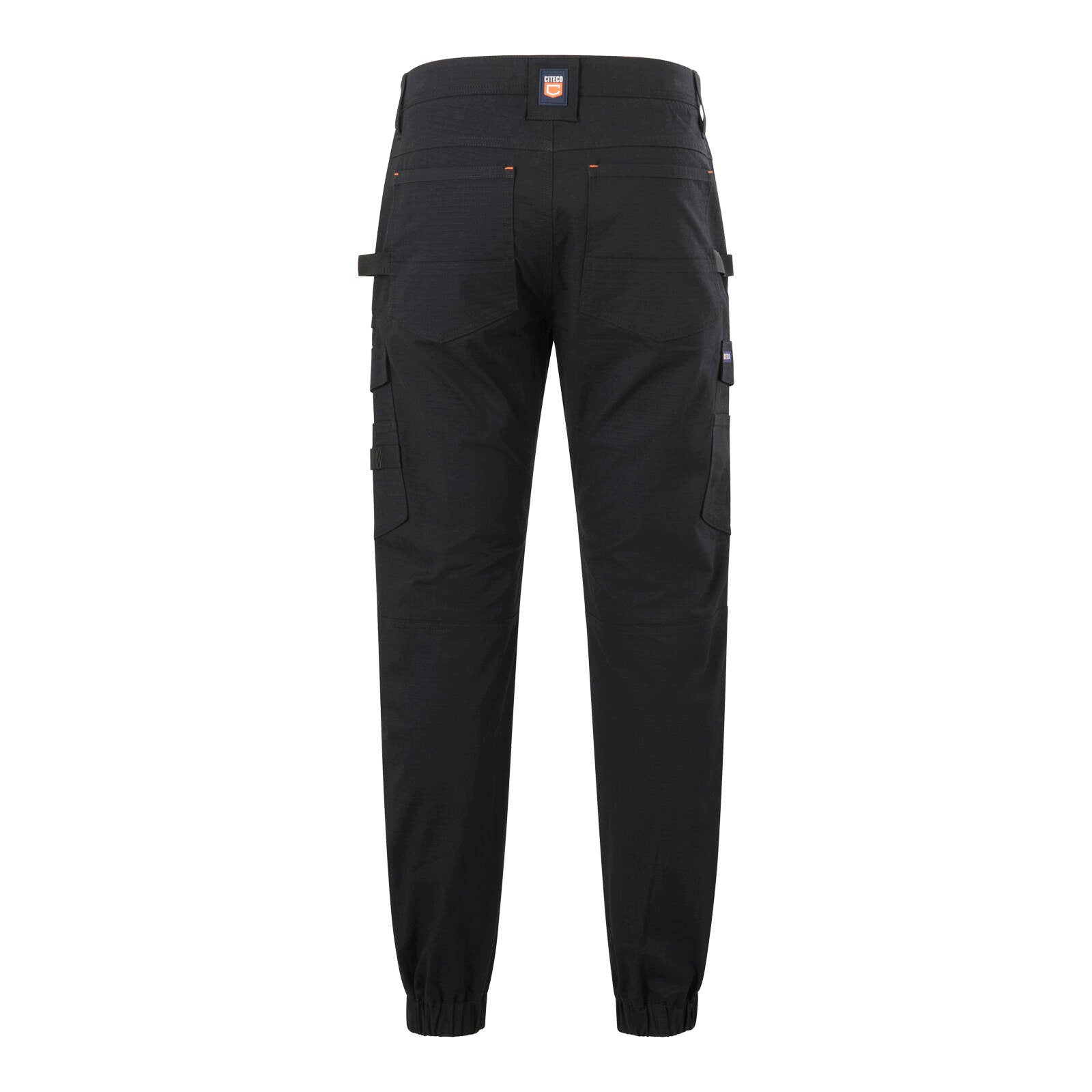 Citeco Black Cuffed Cargo Pant - Stretch Ripstop 235gsm, Size 102R