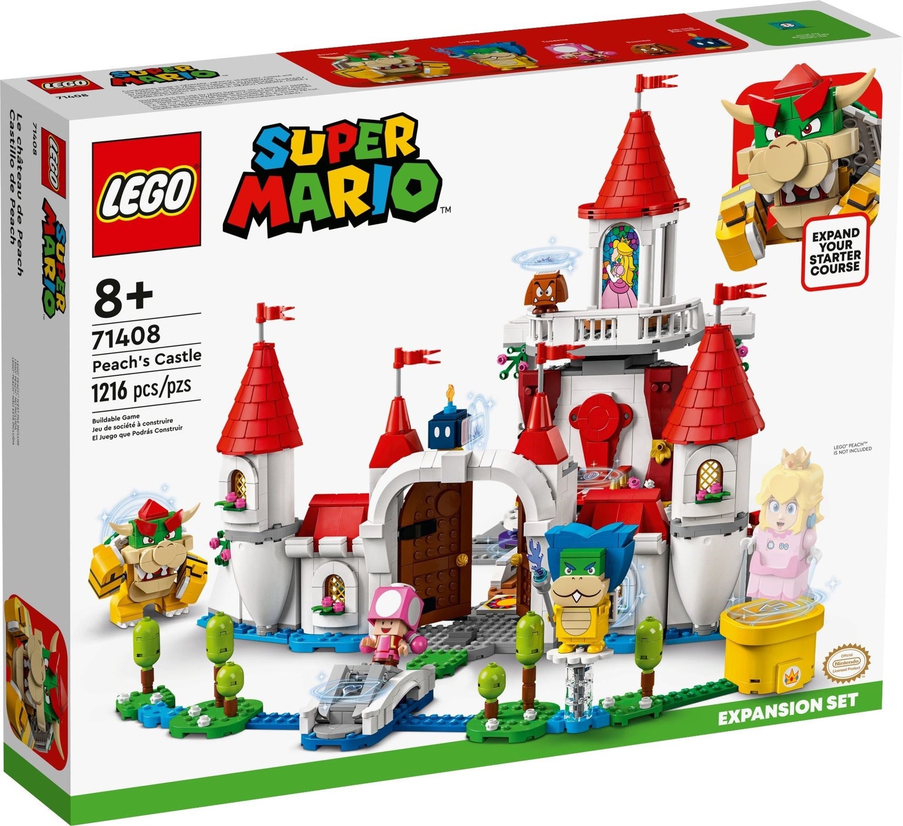 LEGO 71408 Peach’s Castle Expansion Set - SuperSaverAU - view 1