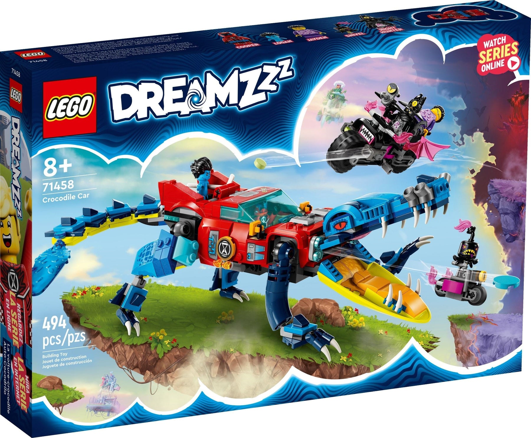 LEGO 71458 Crocodile Car – Wild Jungle Adventure Playset - SuperSaverAU - view 1