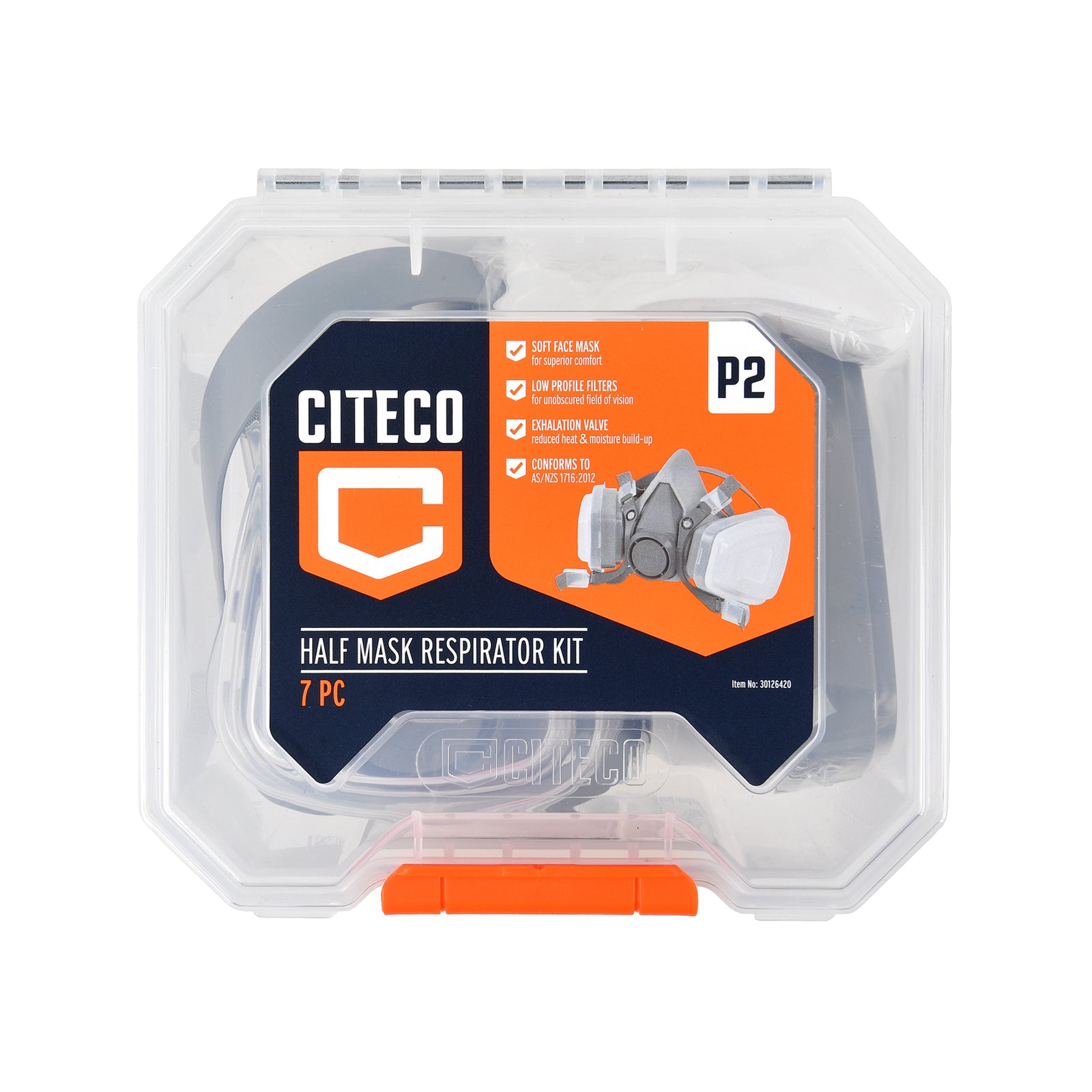Citeco P2 Half Face Respirator Kit, Mechanically Generated Particle Protection
