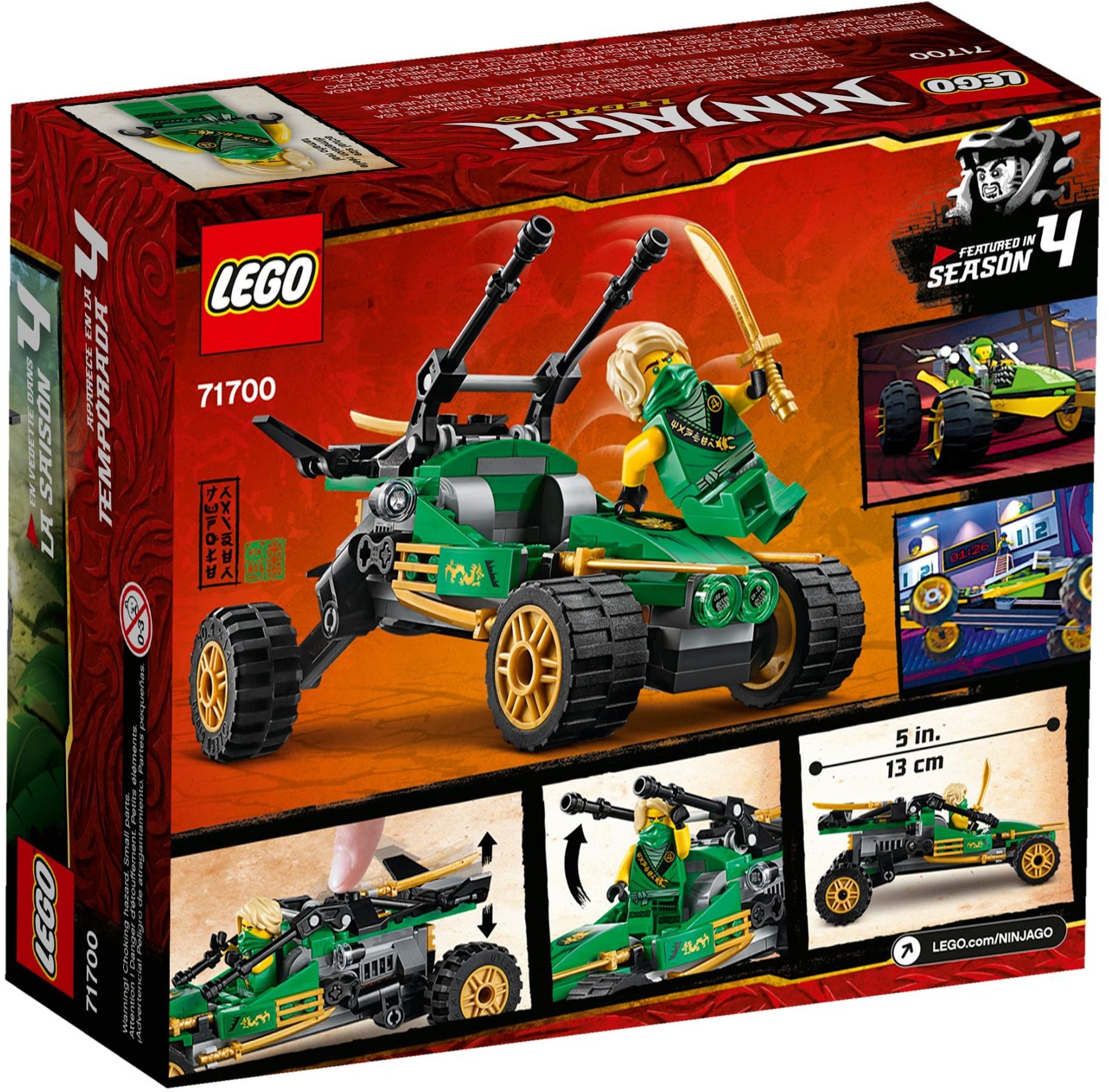 LEGO 71700 Jungle Raider: Lloyd's Ninja Buggy - SuperSaverAU - view 4