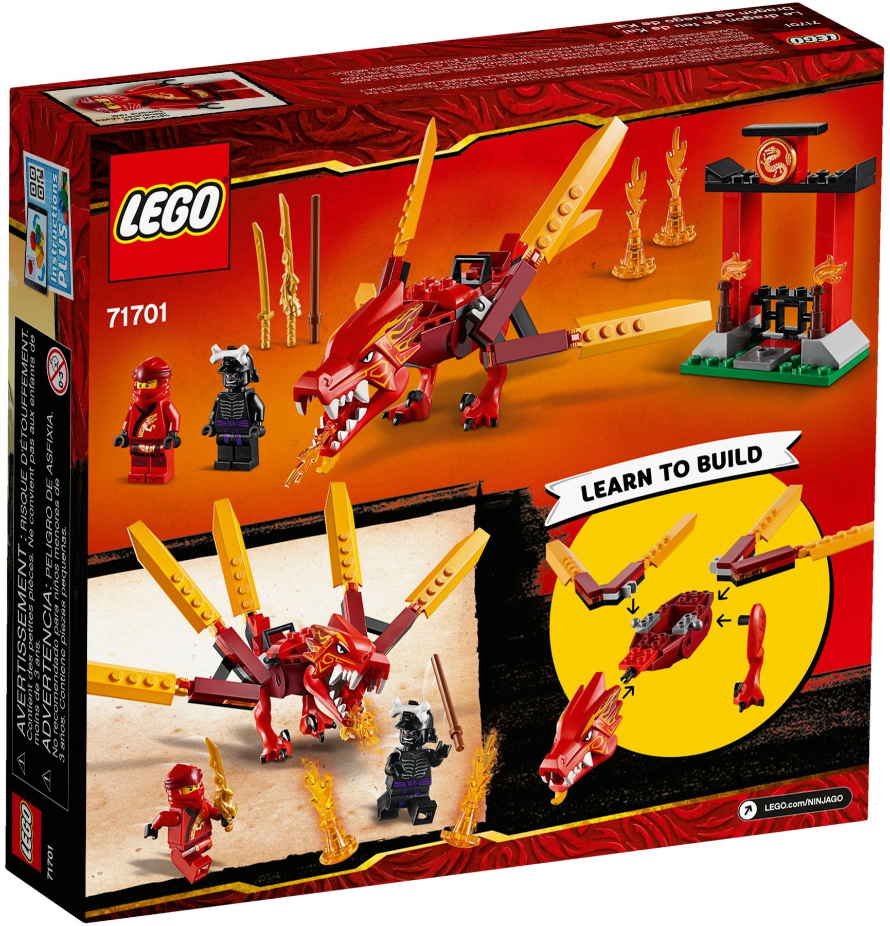 LEGO The LEGO Ninjago 71701 Kai’s Fire Dragon - SuperSaverAU - view 4