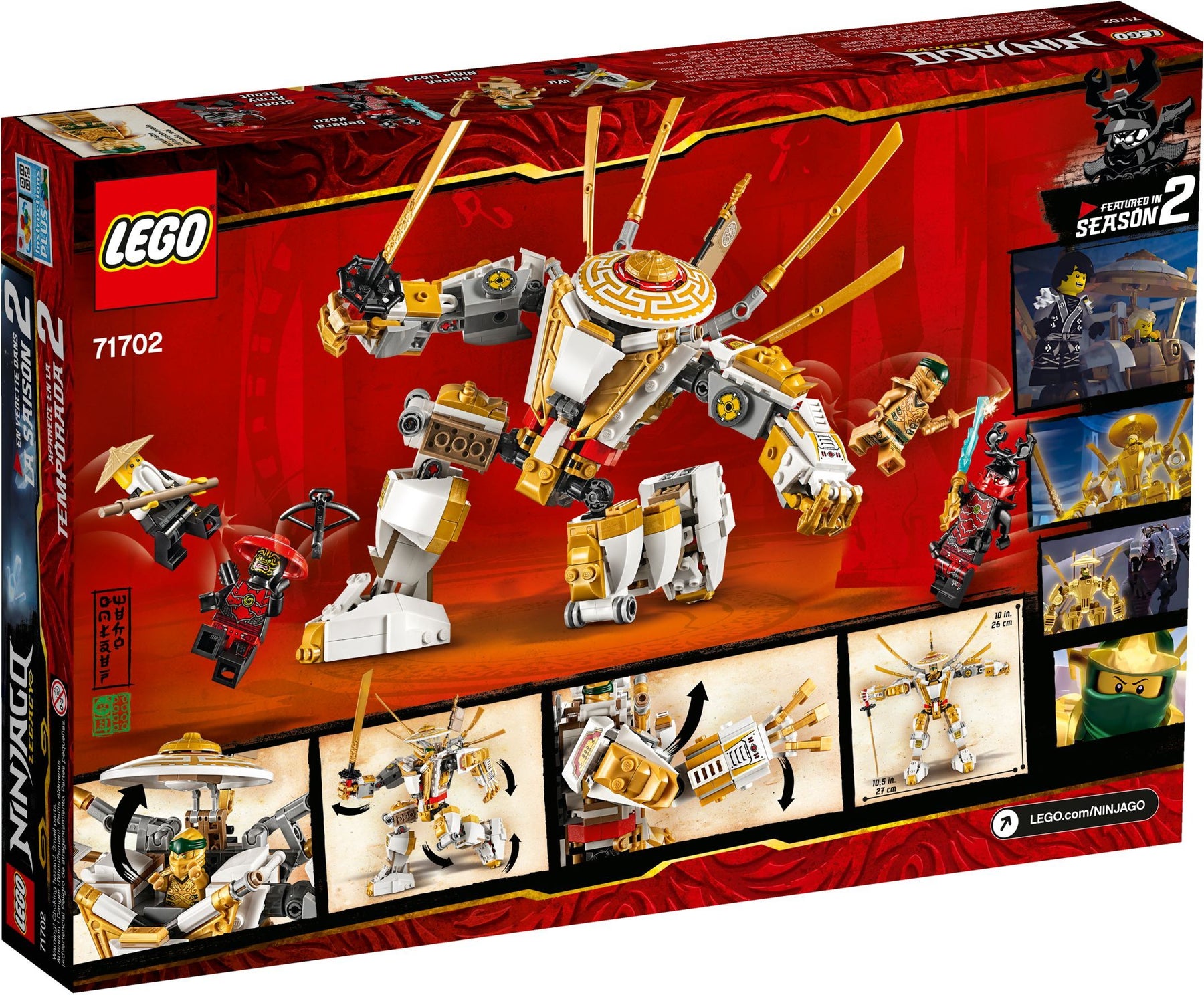 LEGO 71702 Golden Mech: Ninja Action Figure Playset - SuperSaverAU - view 4