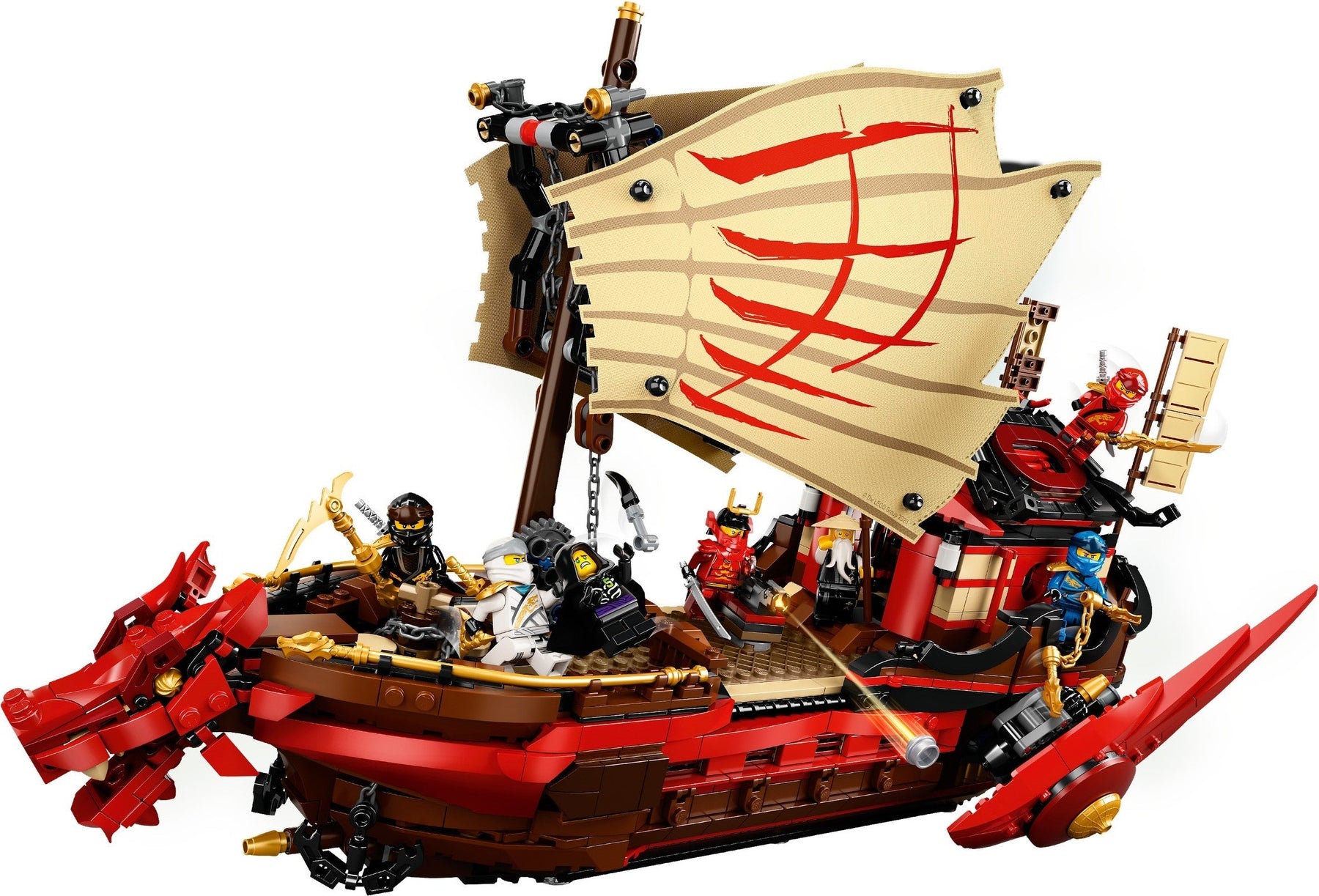 LEGO 71705 Destiny's Bounty: NINJAGO Ship & Ninja Minifigures - SuperSaverAU - view 7