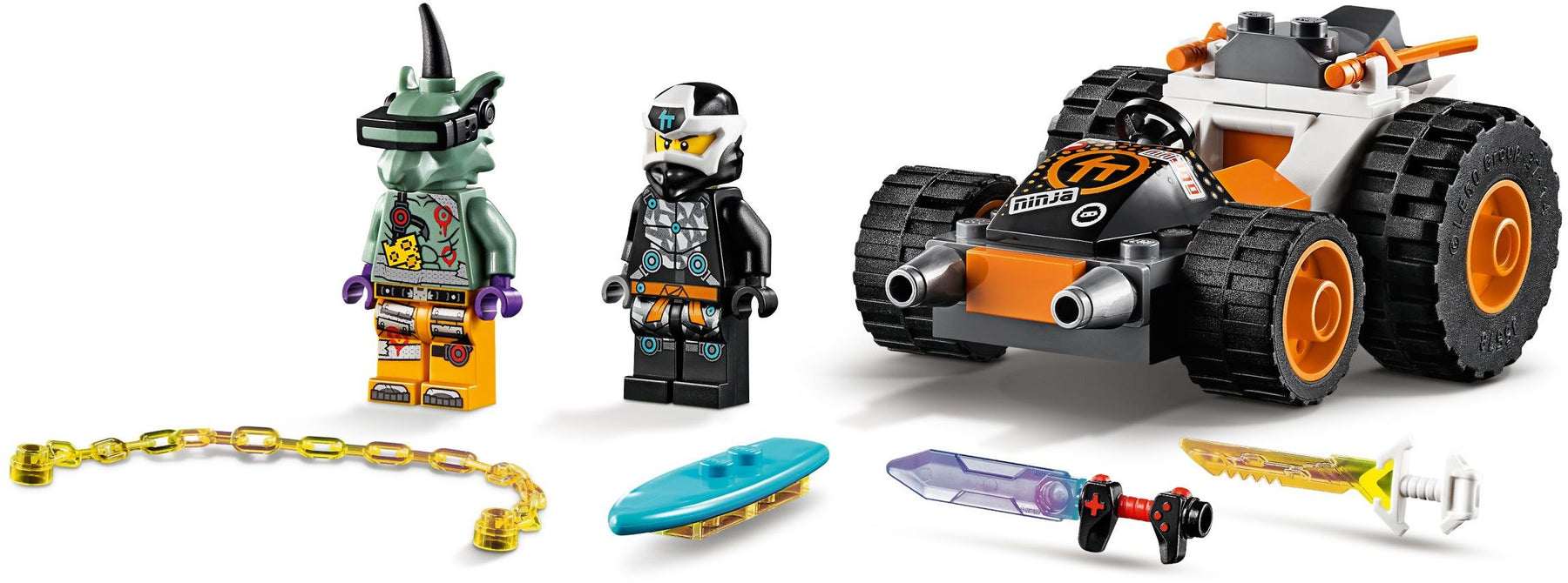 LEGO 71706 Cole's Speeder Car - NINJAGO Toy Car & Minifigures - SuperSaverAU - view 3