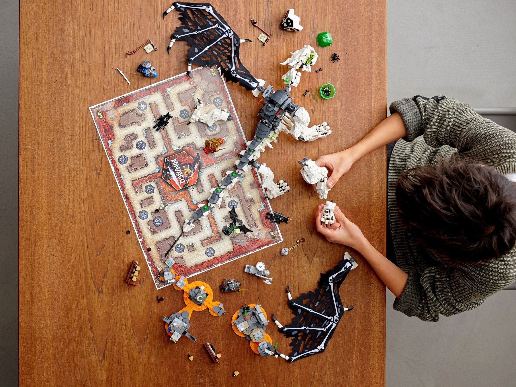 LEGO 71721 Skull Sorcerer's Dragon: NINJAGO Dragon & Board Game - SuperSaverAU - view 3