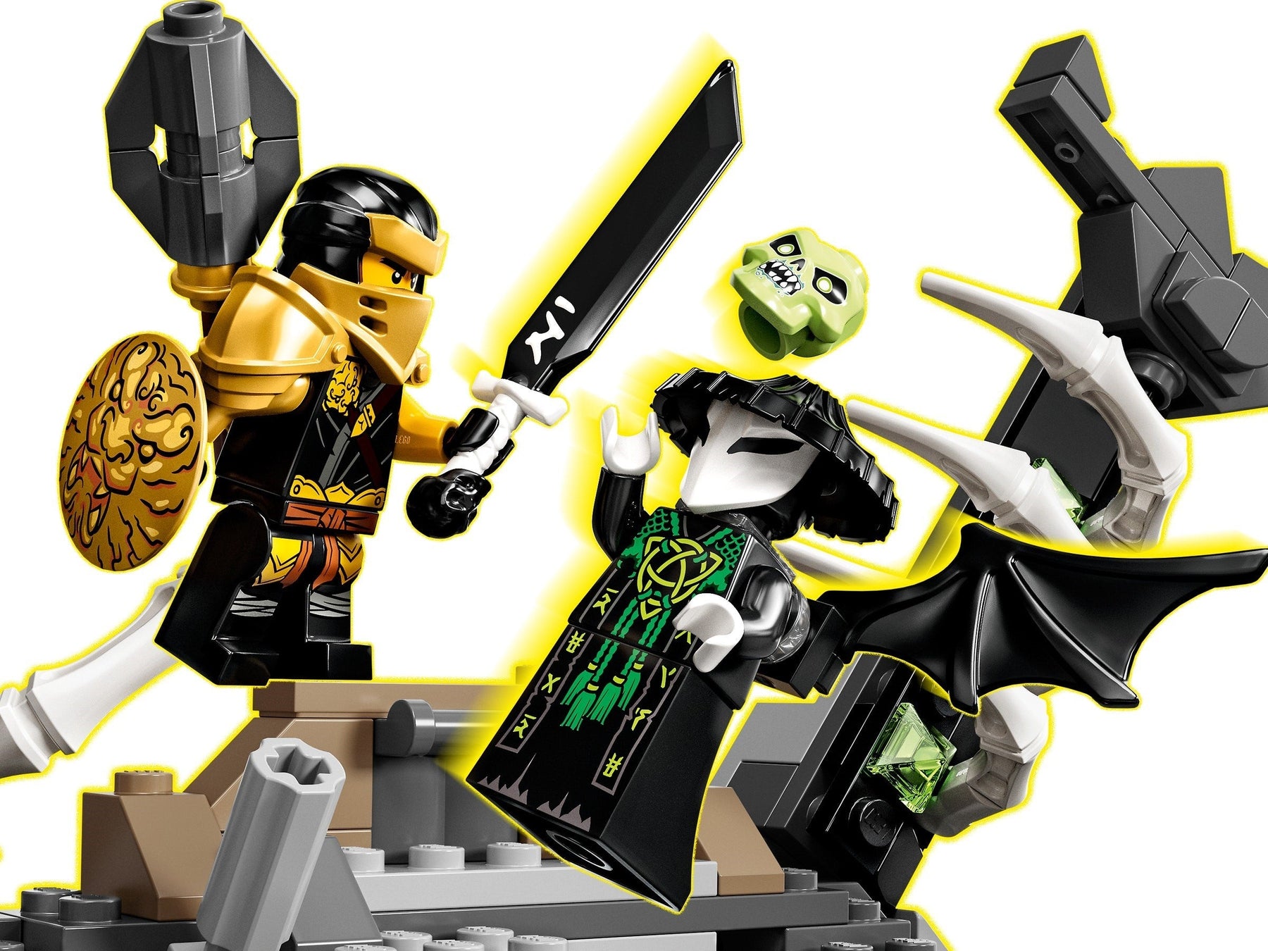 LEGO NINJAGO 71722 Skull Sorcerer’s Dungeons 2in1 Building Set- Auzzi Store