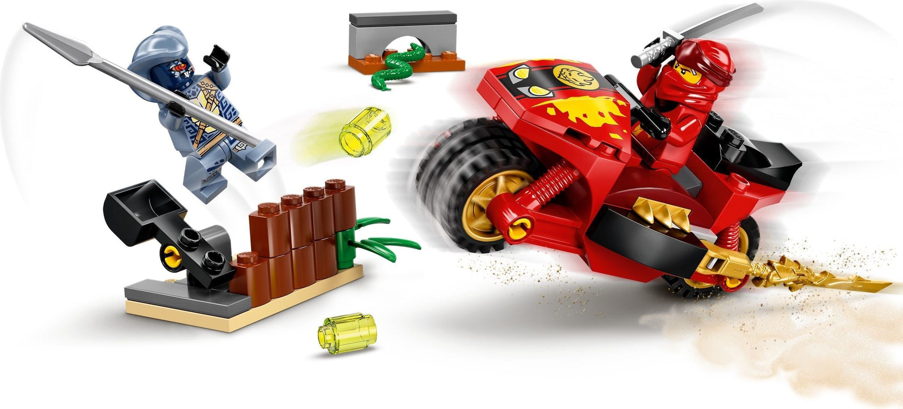 LEGO 71734 Kai's Blade Cycle Motorcycle Ninja Toy 4+ - SuperSaverAU - view 4