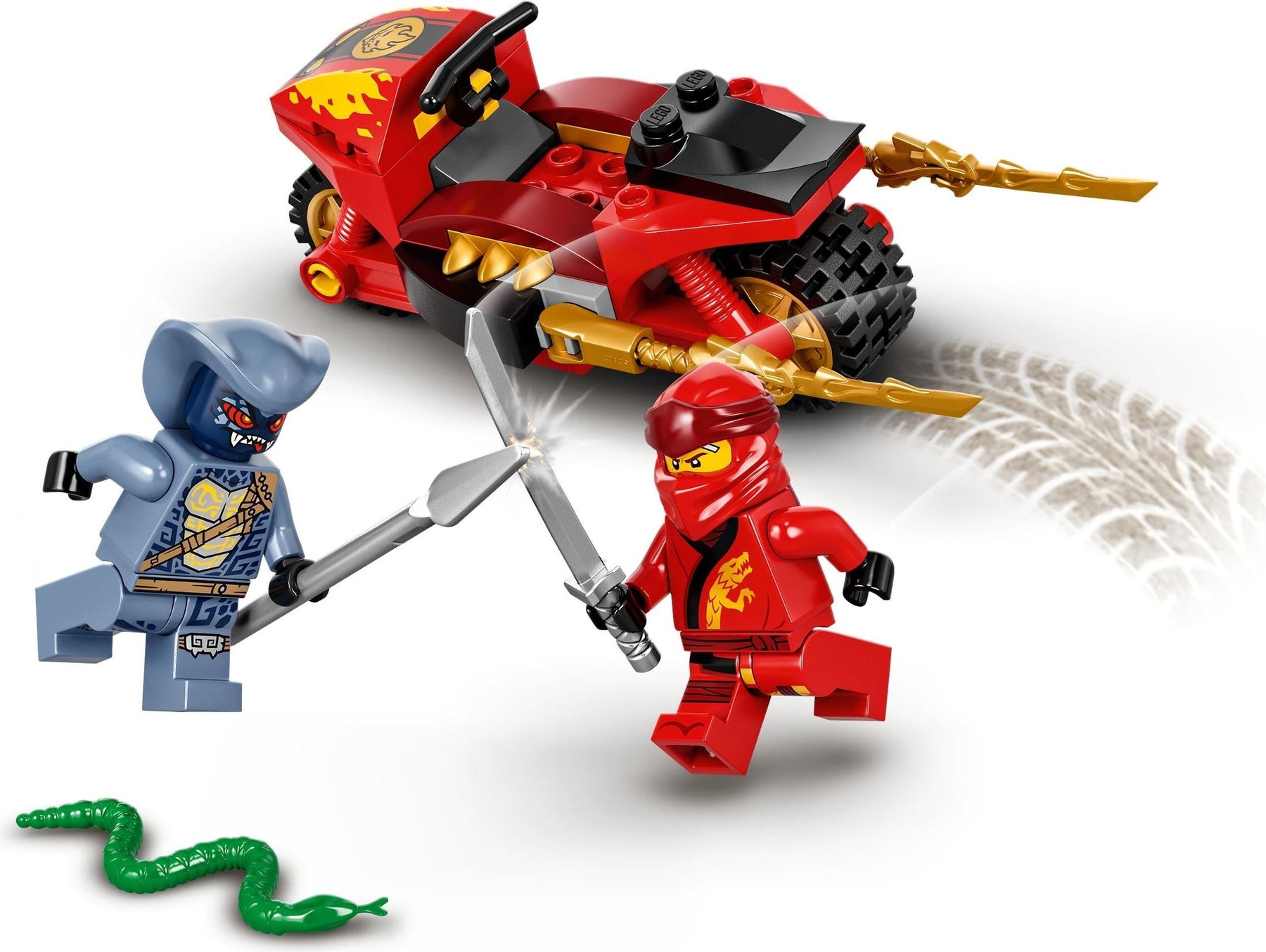 LEGO 71734 Kai's Blade Cycle Motorcycle Ninja Toy 4+ - SuperSaverAU - view 6