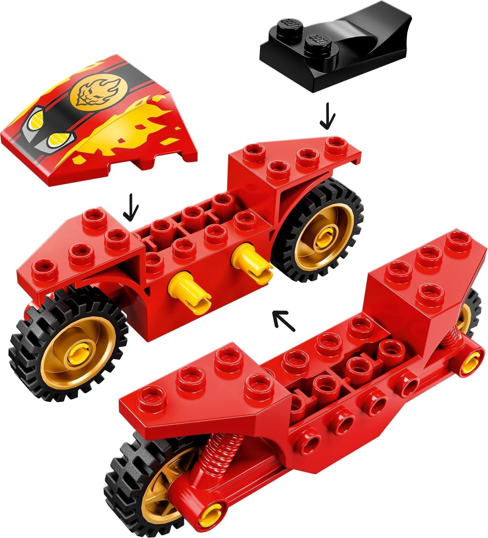 LEGO 71734 Kai's Blade Cycle Motorcycle Ninja Toy 4+ - SuperSaverAU - view 7