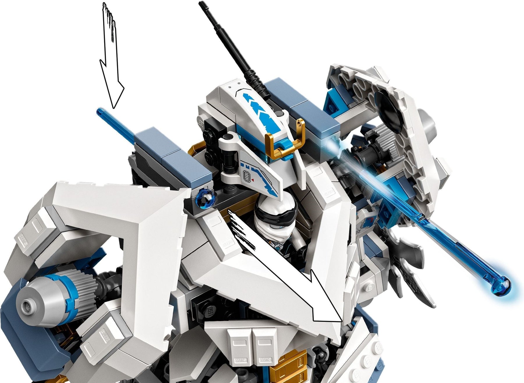 LEGO Ninjago - Zane’s Titan Mech Battle 71738 - SuperSaverAU - view 7