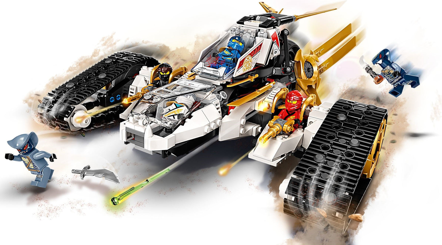 LEGO 71739 Ultra Sonic Raider: 4-in-1 Ninja Vehicle - SuperSaverAU - view 7