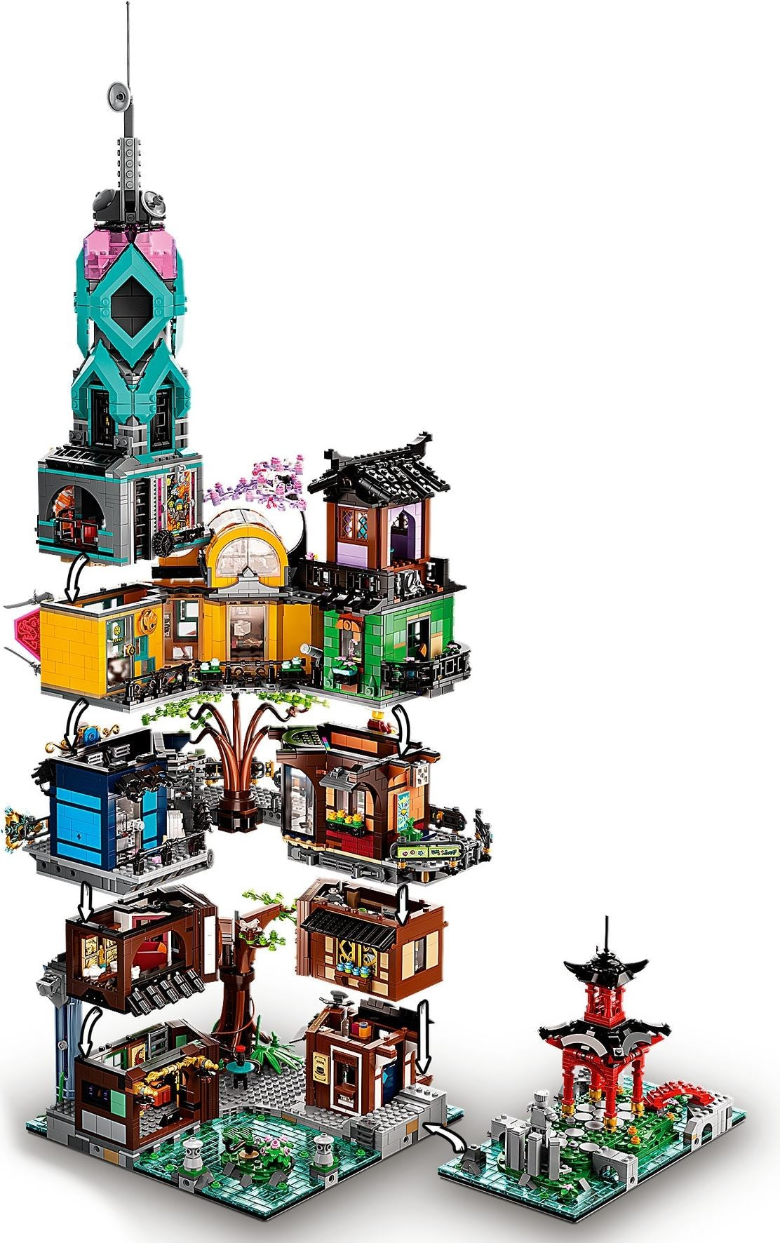 LEGO 71741 NINJAGO City Gardens - SuperSaverAU - view 6