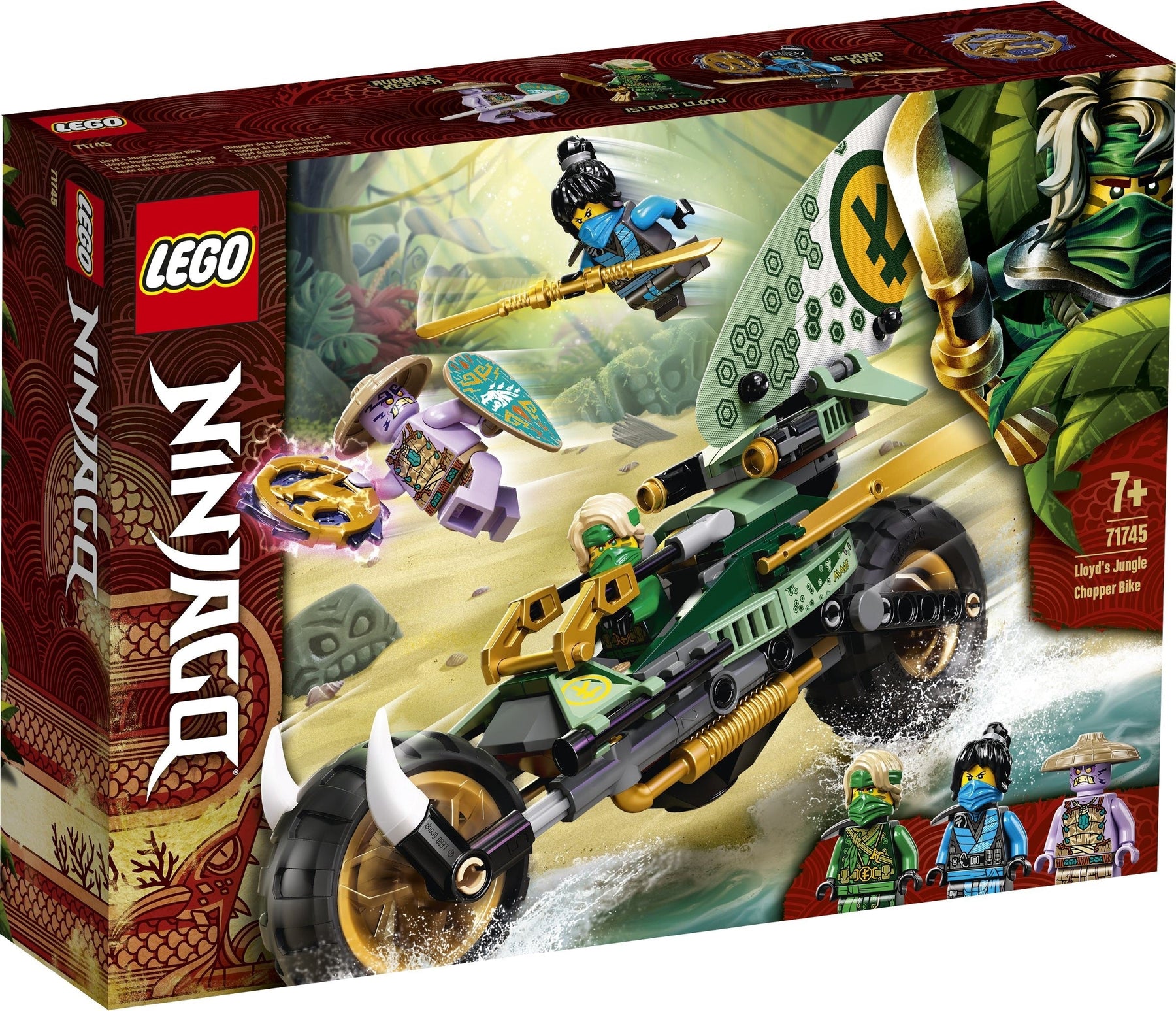 LEGO 71745 Lloyd's Jungle Chopper Bike NINJAGO 2-in-1 Playset - SuperSaverAU - view 5