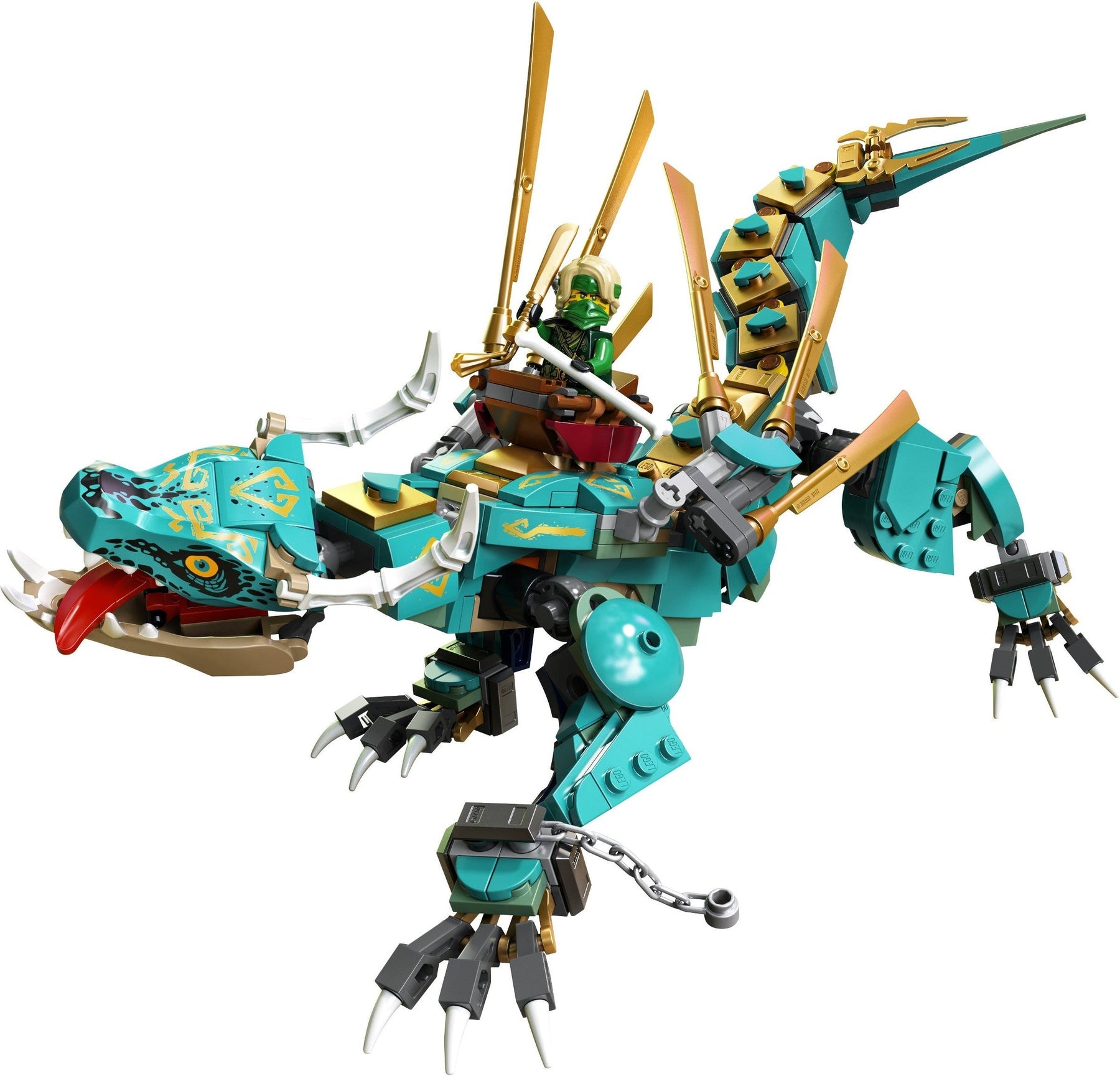 LEGO 71746 NINJAGO Jungle Dragon Playset - SuperSaverAU - view 2