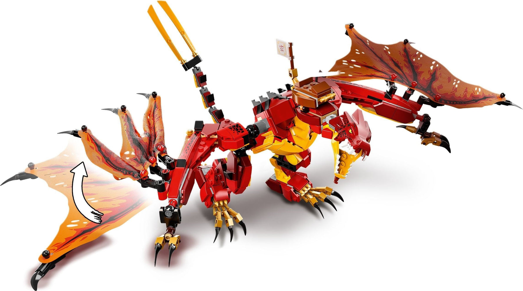Lego 71753 NINJAGO Fire Dragon Attack Legacy Kai, Zane - SuperSaverAU - view 7
