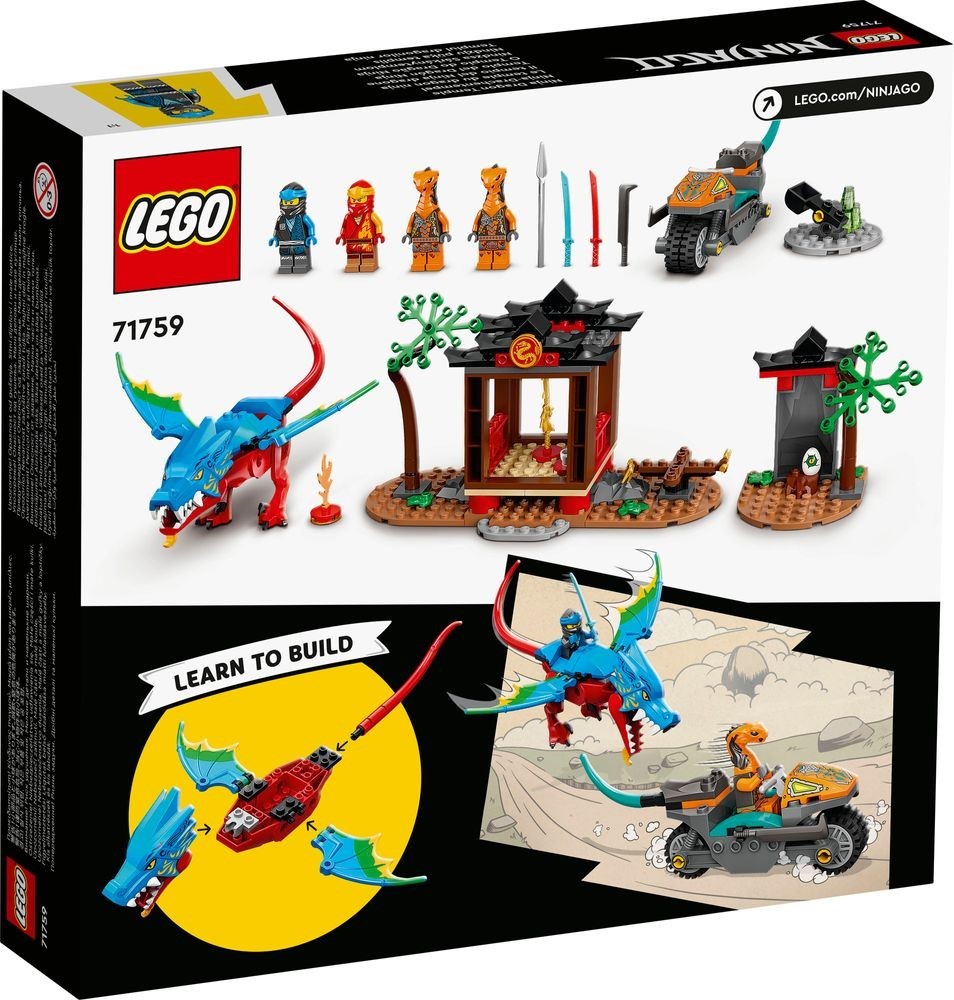LEGO 71759 Ninja Dragon Temple 4+ Building Set - SuperSaverAU - view 2