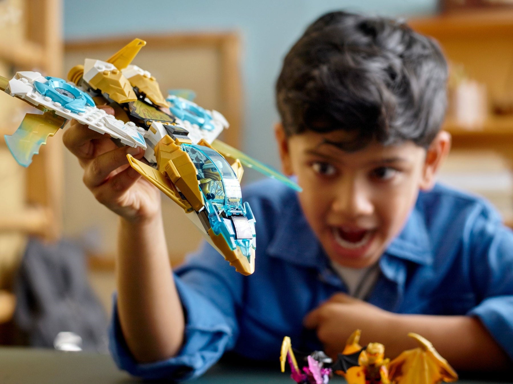 LEGO 71770 Zane's Golden Dragon Jet NINJAGO Set - SuperSaverAU - view 5