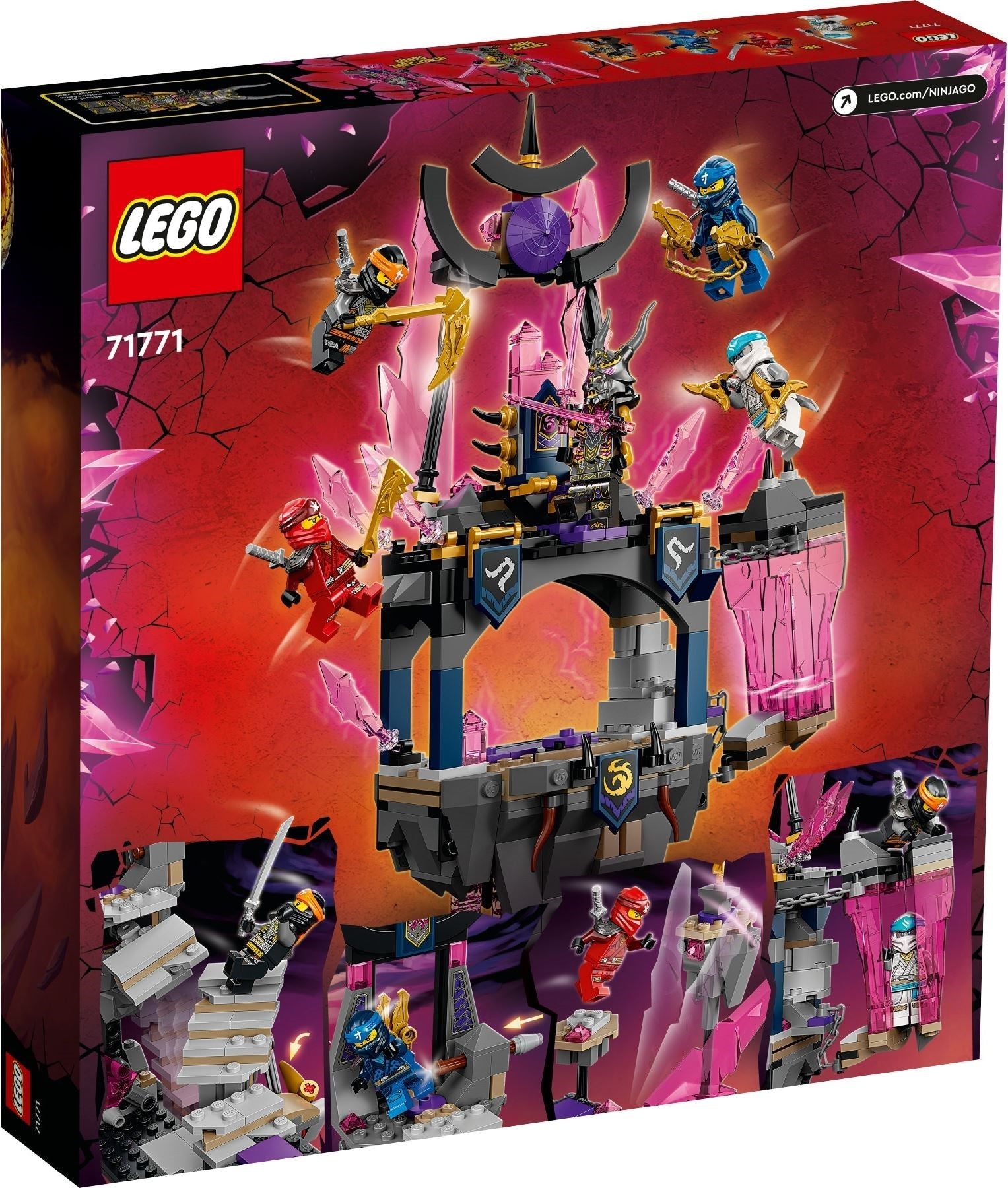 LEGO 71771 Crystal King Temple NINJAGO Playset - SuperSaverAU - view 7