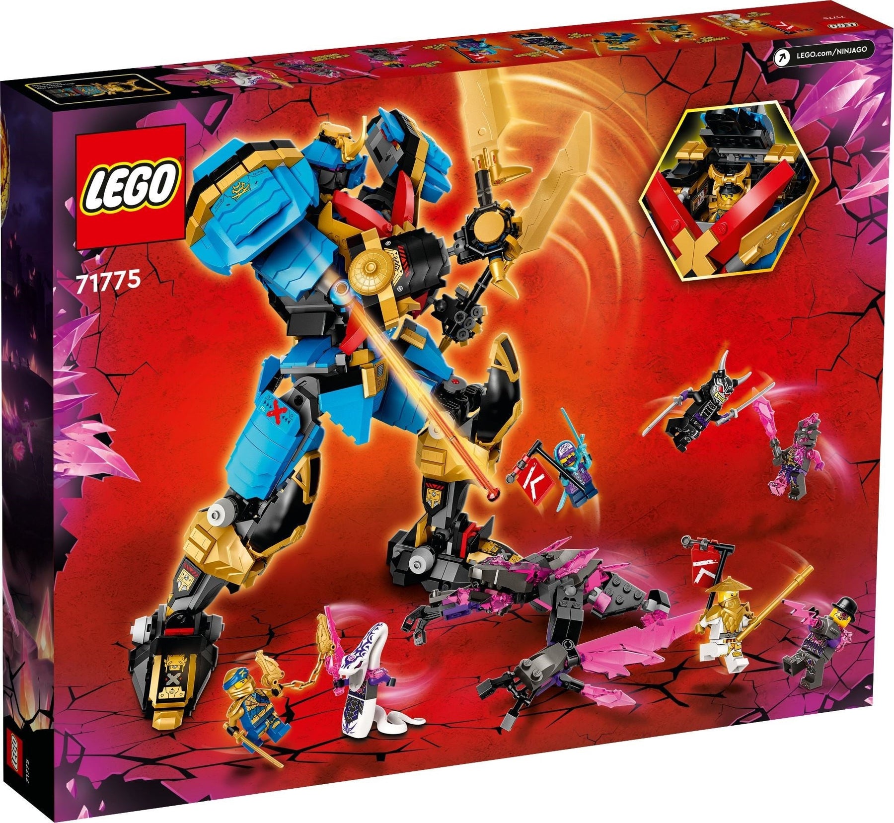 LEGO 71775 Nya's Samurai X MECH - NINJAGO Mech & Minifigures - SuperSaverAU - view 5